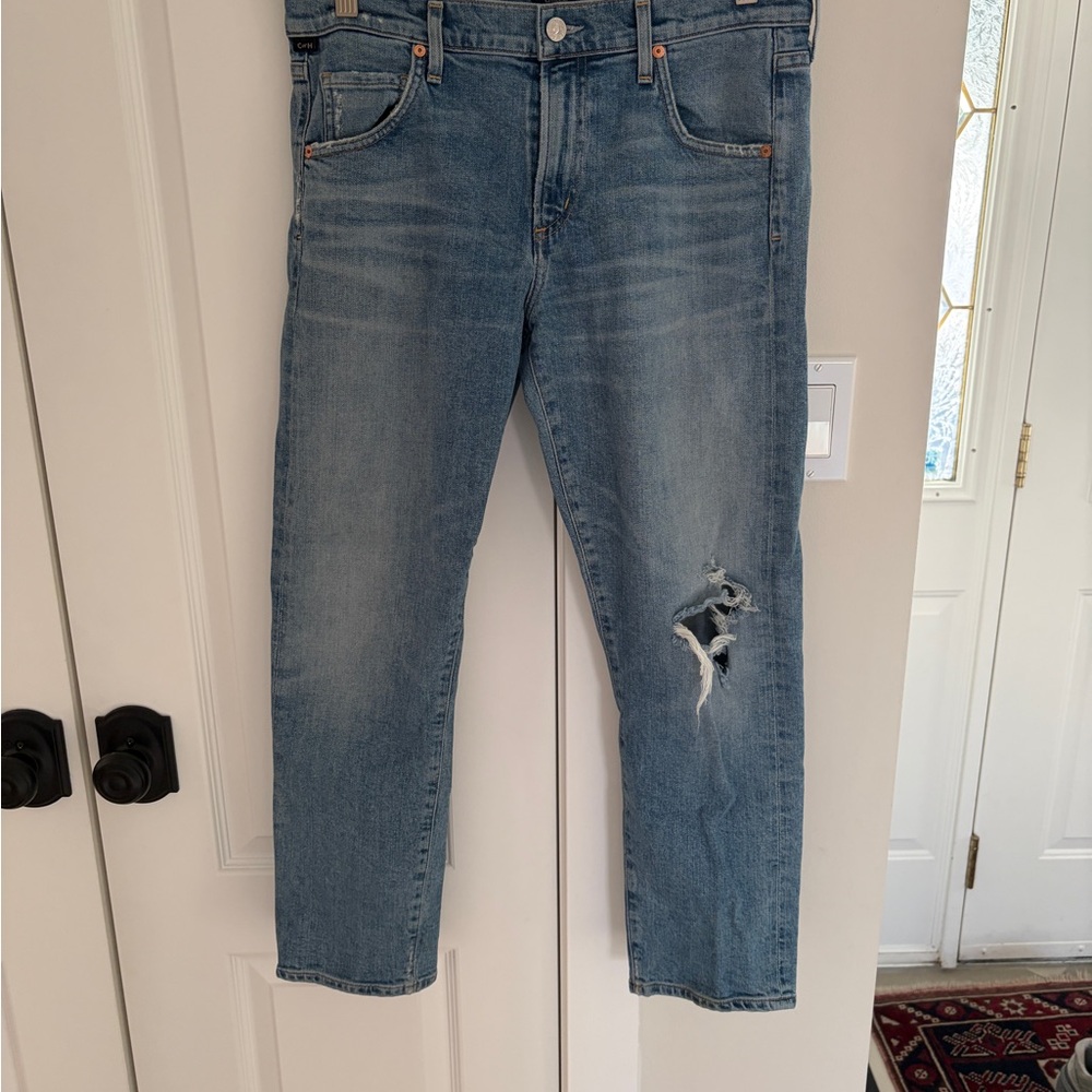 Citizens Of Humanity Light Blue Distressed Jeans